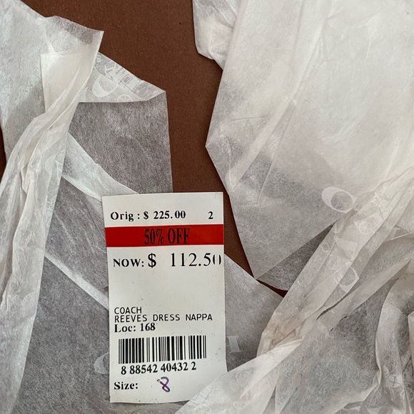 COACH - REEVES DRESS NAPPA - Size 8 - Picture 7 of 8